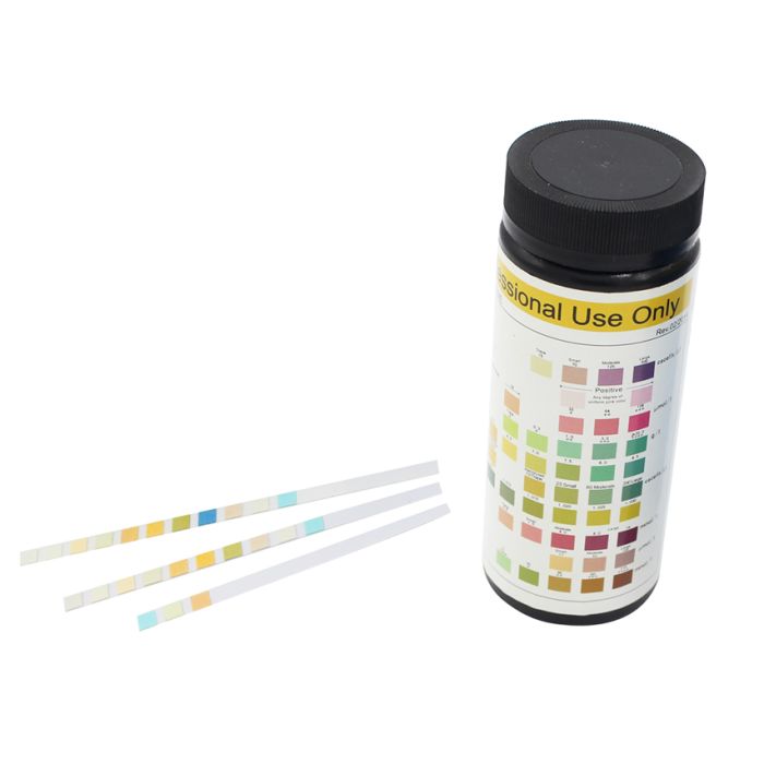 Strisce urine in flacone per test visivi 10 parametri conf. 100 pezzi