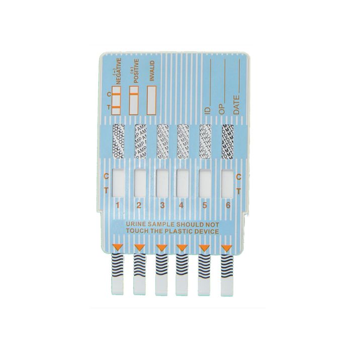 Multitest pannello su urine per 6 droghe conf. 25 pezzi