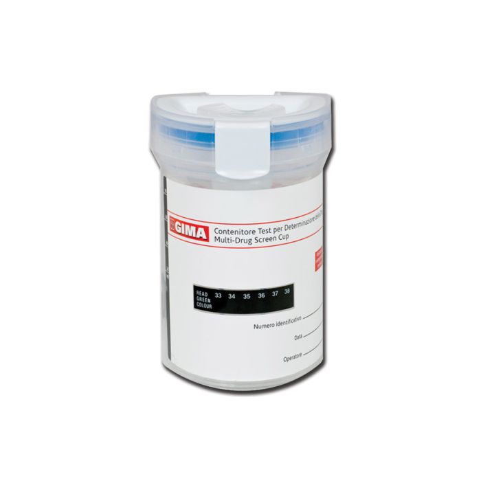 Contenitore test droghe 7 parametri e adulteranti, conf. 25 pezzi