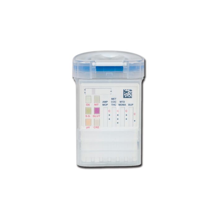 Contenitore test droghe 8 parametri e adulteranti, conf. 25 pezzi