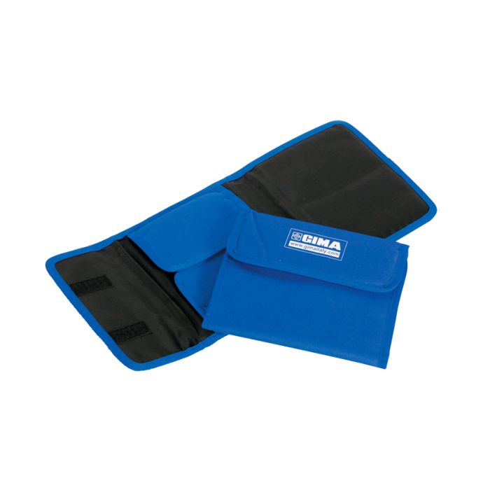 Portafiale con imbottitura colore blu