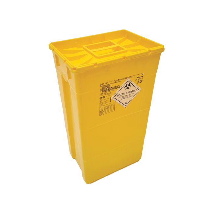 Contenitore rifiuti speciali 60 litri in plastica - tappo singolo 