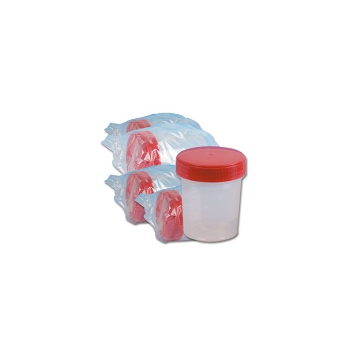 Contenitore per urine in busta 120 ml sterile gima conf. 250 pezzi
