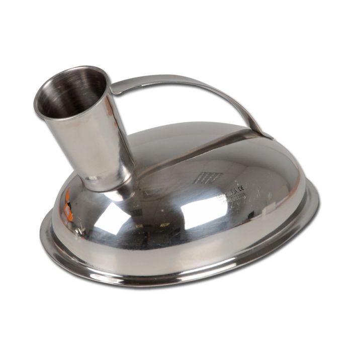 PAPPAGALLO PER URINARE MASCHILE ACCIAIO INOX 