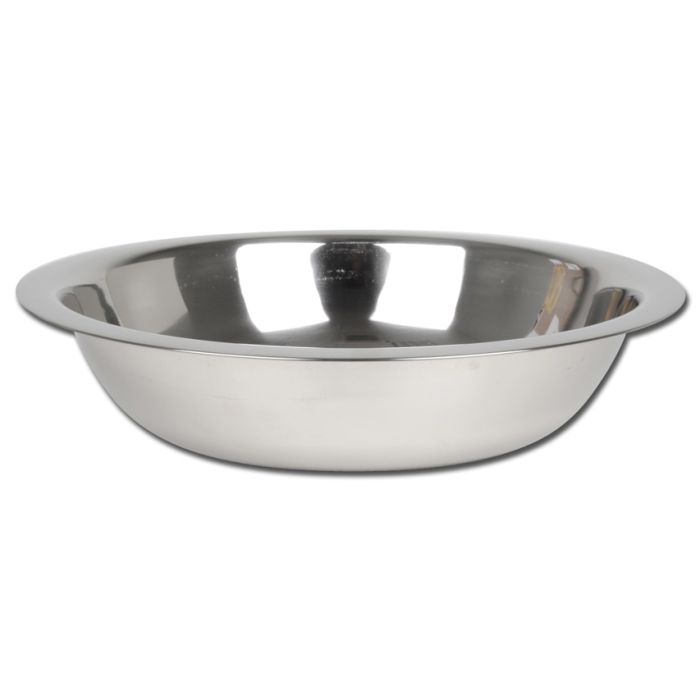 CATINO IN ACCIAIO INOX SENZA BORDO diametro 405 h 95 mm 