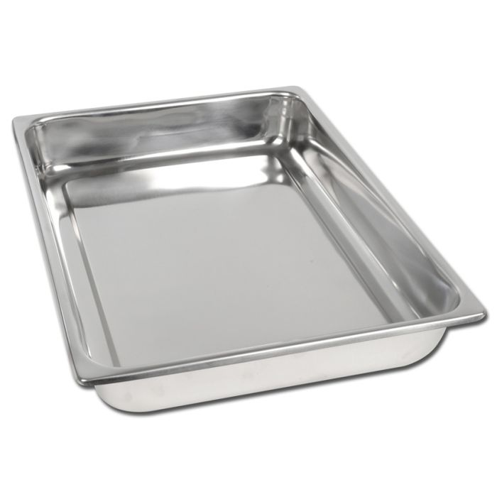 VASSOIO IN ACCIAIO INOX 440x320x64 mm