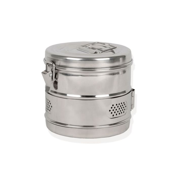 Drum cilindrico per sterilizzazione diametro 150 x h 150 mm Gima