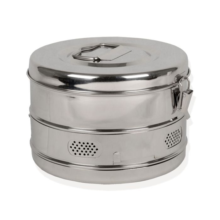 Drum cilindrico per sterilizzazione diametro 240 x h 160 mm Gima