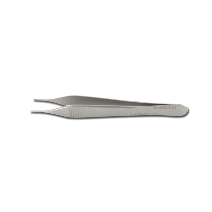 PINZA CHIRURGICA MICRO ADSON in acciaio inox misura 12 cm 1x2 denti