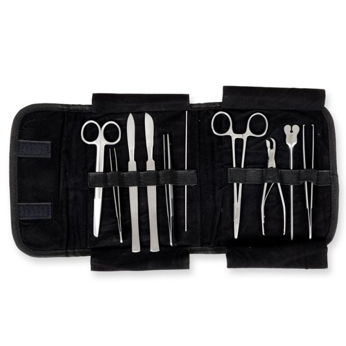 TROUSSE FERRI CLASSICA in nylon kit composto da 10 ferri chirurgici