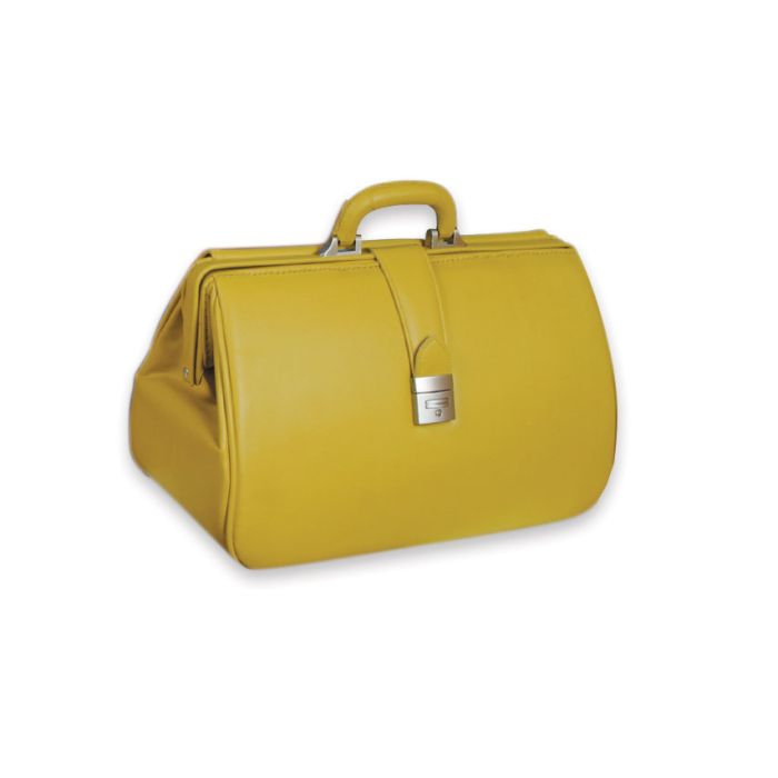 BORSA "KANSAS" SKAY - borsa per medico in  pelle ocra