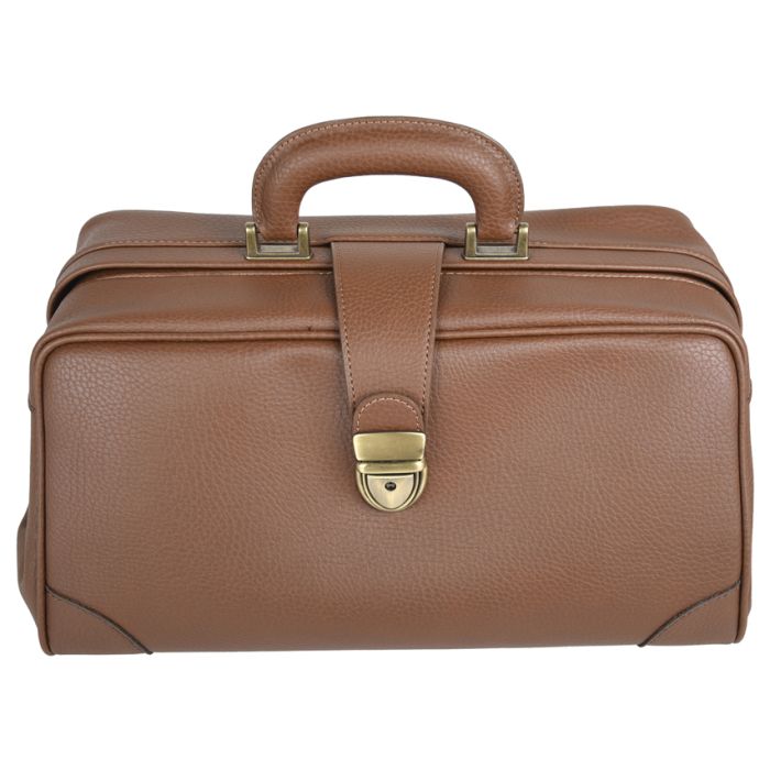 BORSA "INFERMIERA SKAY" - borsa per medico in pelle color cognac