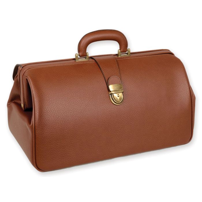 BORSA "SUPERTEXAS SKAY" - borsa per medico in pelle color cognac