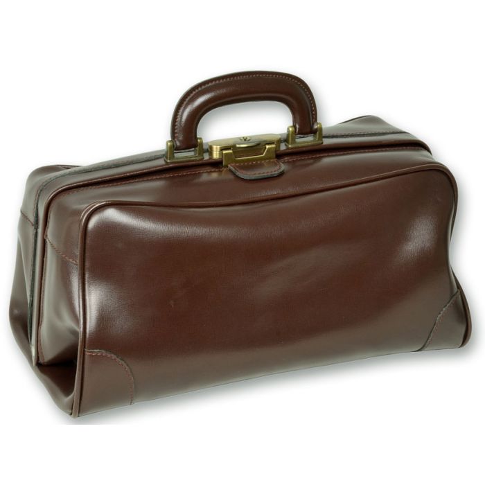 BORSA "FLORIDA PELLE" GIMA - borsa per medico in pelle marrone 