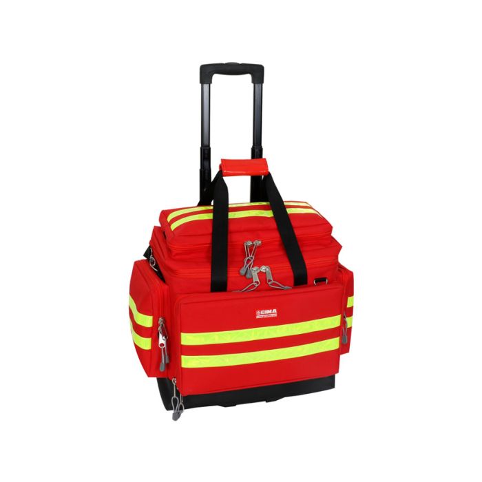 BORSA SMART GIMA CON TROLLEY misura media colore rosso