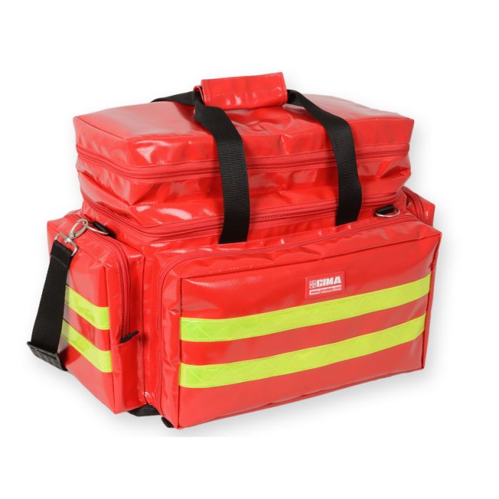 BORSA SMART IN PVC GIMA - borsa per soccorritori e medici misura media colore rosso