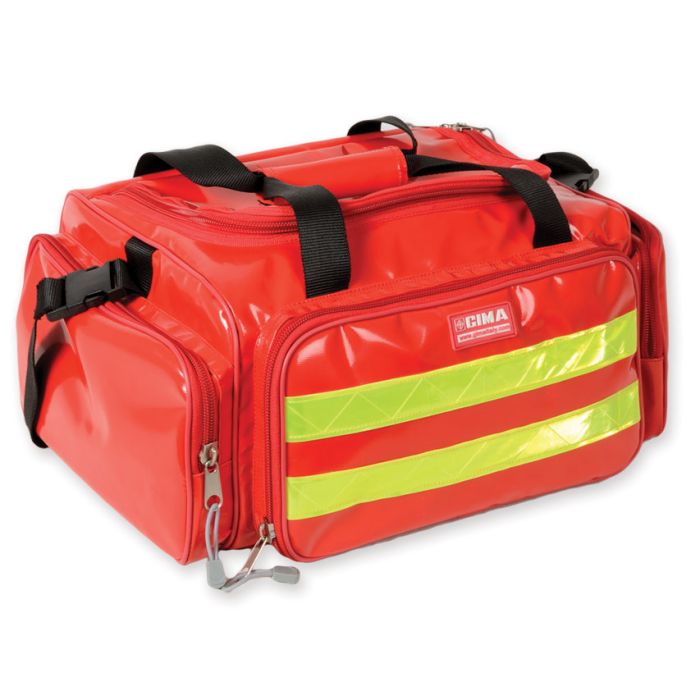 BORSA EMERGENZA IN PVC GIMA - borsa per soccorritori e medici colore rosso