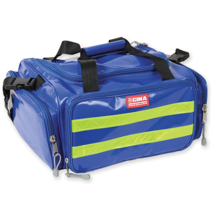 BORSA EMERGENZA IN PVC GIMA - borsa per soccorritori e medici colore blu