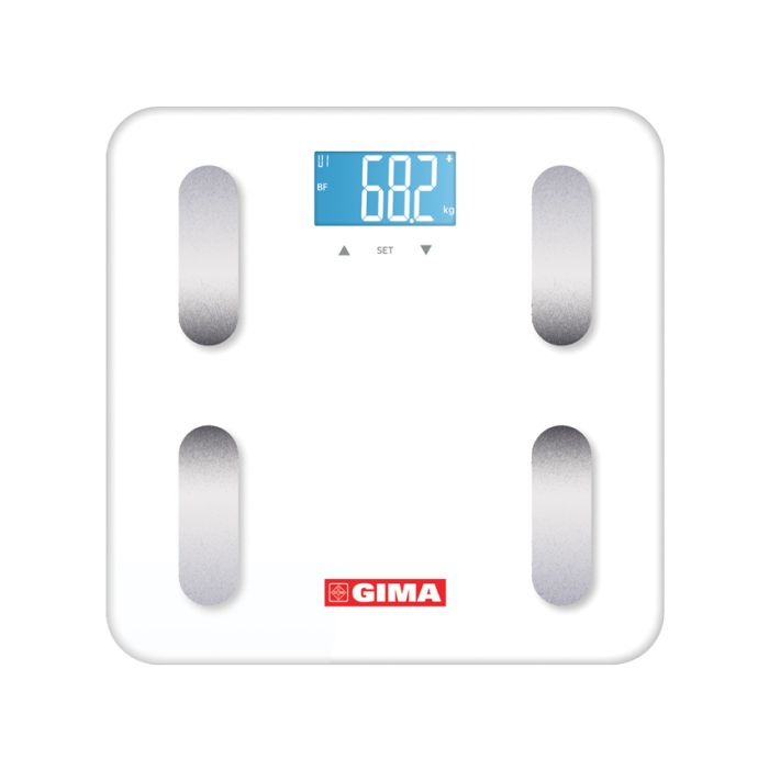 BILANCIA BODY FAT EQUILIBRA bianca