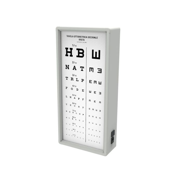 OTTOTIPO LUMINOSO DECIMALE MISTO 3 metri