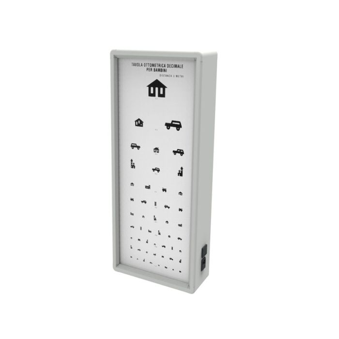 OTTOTIPO LUMINOSO PEDIATRICO 3 metri