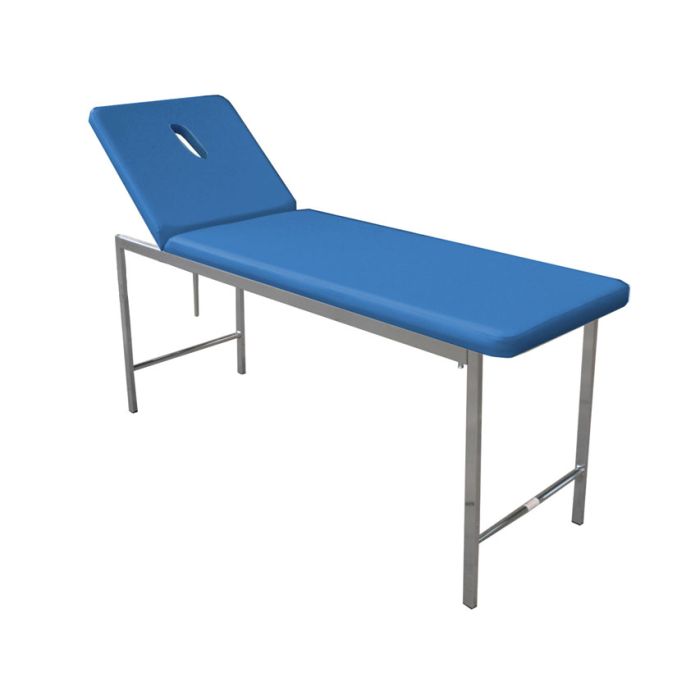 LETTINO CLASSICO VISITA CON FORO cromato blu