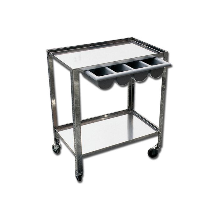 CARRELLO TUTTO ACCIAIO INOX 