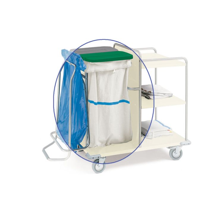 SACCA PER CARRELLI lavabile con banda blu