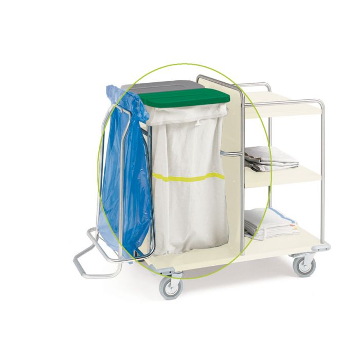 SACCA PER CARRELLI lavabile con banda gialla