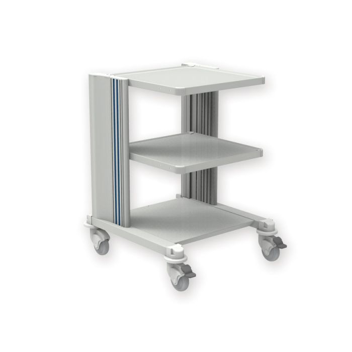 CARRELLO PROFESSIONALE 2 ripiani h 80 cm