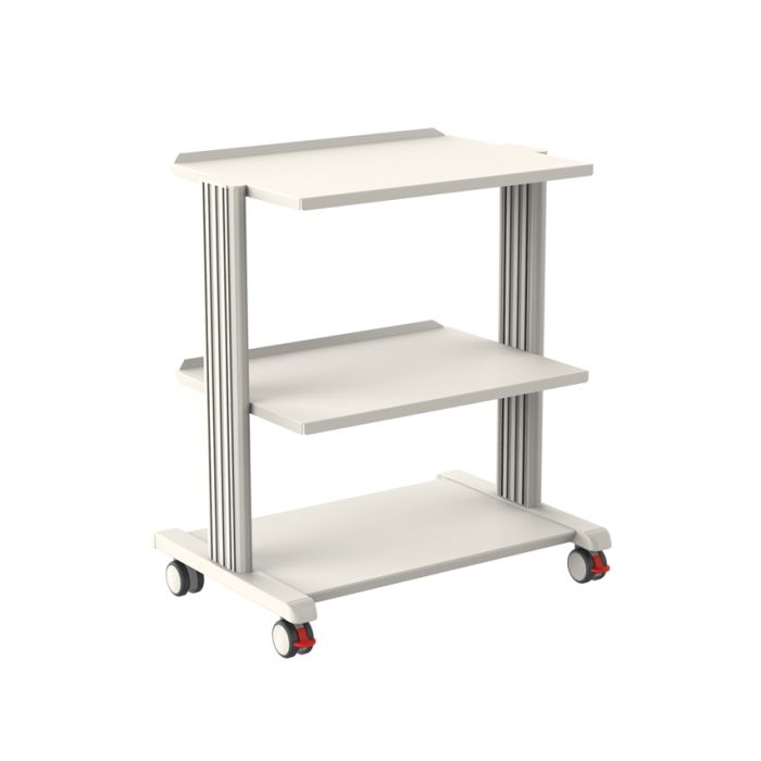 CARRELLO SMART 2 ripiani 60x42 cm con base