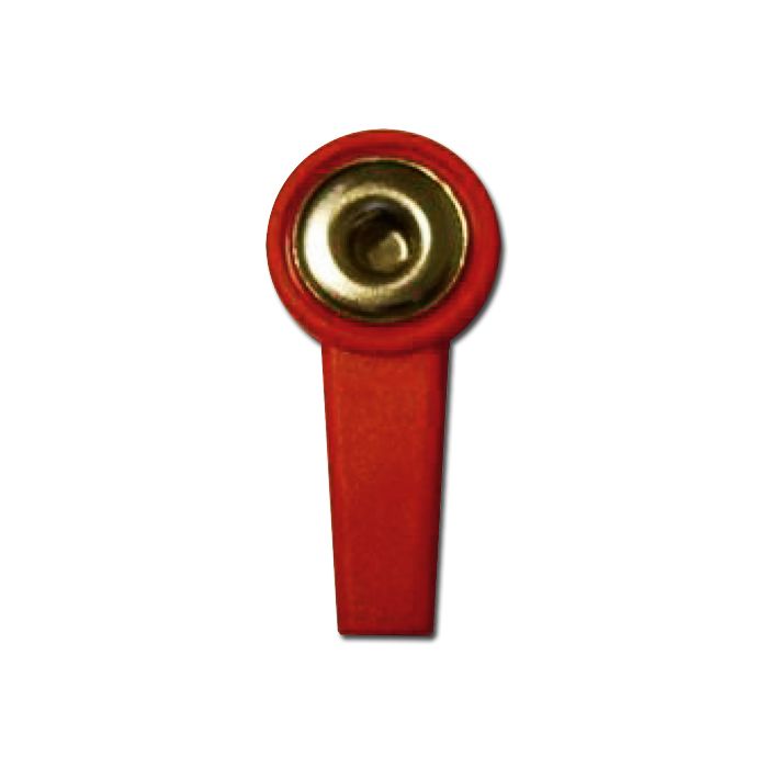 Adattatori a clip rossi 4 mm conf. 10 pz-Gima