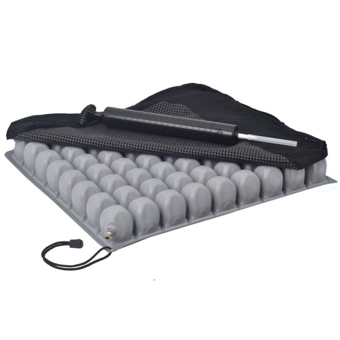 CUSCINO ANTIDECUBITO AD ARIA 40x40x6 cm con cover 