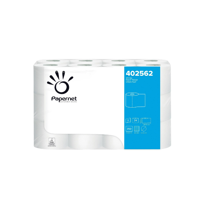 Papernet 402562 carta igienica 24 rotoli 350 strappi 2 veli 
