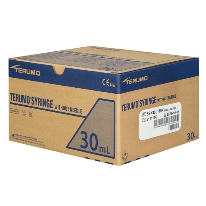 Siringhe senza ago Terumo 30 ml - Luer Lock concentrico  - sterili confezione 25 pezzi