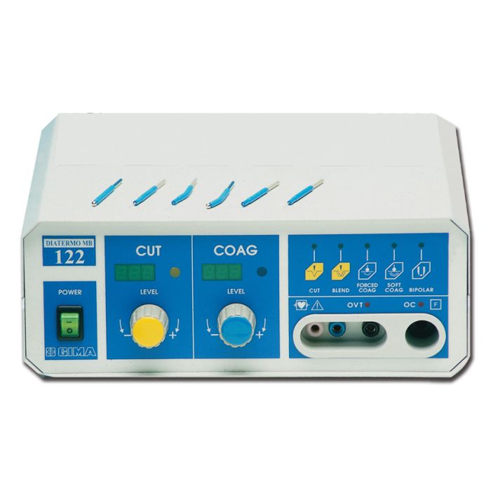 Elettrobisturi diatermo MB122 - mono/bipolare - 120 watt Gima