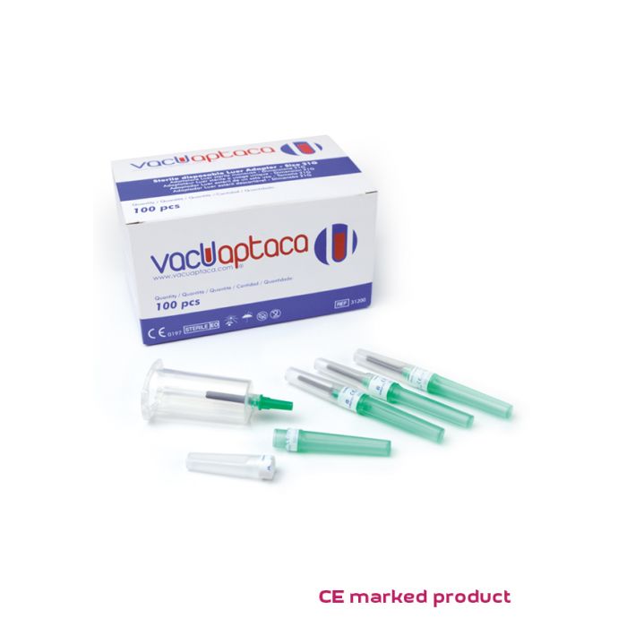  Vacumed adattatore luer look per ago 21 G 100 pezzi