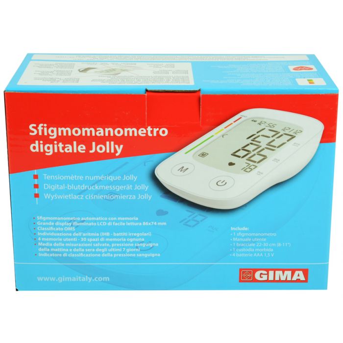 Sfigmomanometro digitale-Misuratore di pressione da braccio JOLLY-Gima