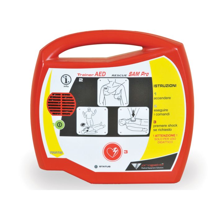 Trainer SAM PRO esercitazioni con defibrillatore per DAE Rescue Sam versione italiana