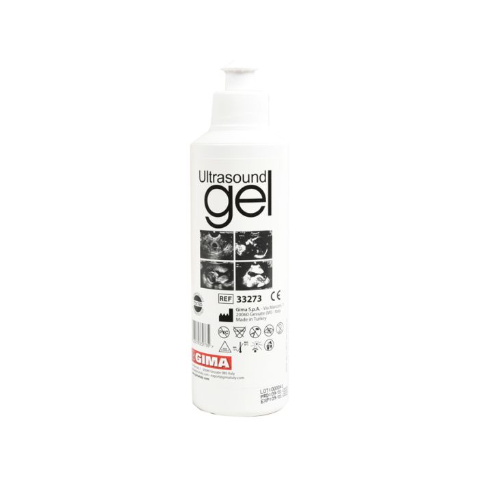 GEL ULTRASUONI TRASPARENTE GIMA - flacone 250 ml conf. 40 pezzi