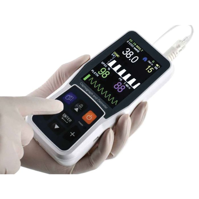 Capnografo e Ossimetro Portatile OXY-CAPNOGRAFO PC-900B con Tecnologia MoveOxy Gima