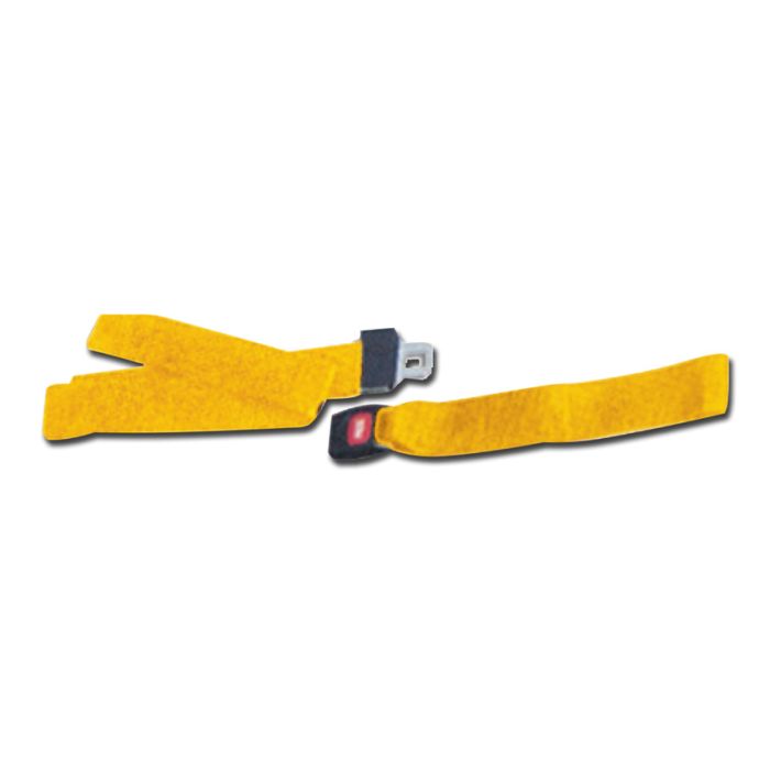 Set di 3 cinture gialle regolabili TIPO D 5 x 213 cm Gima