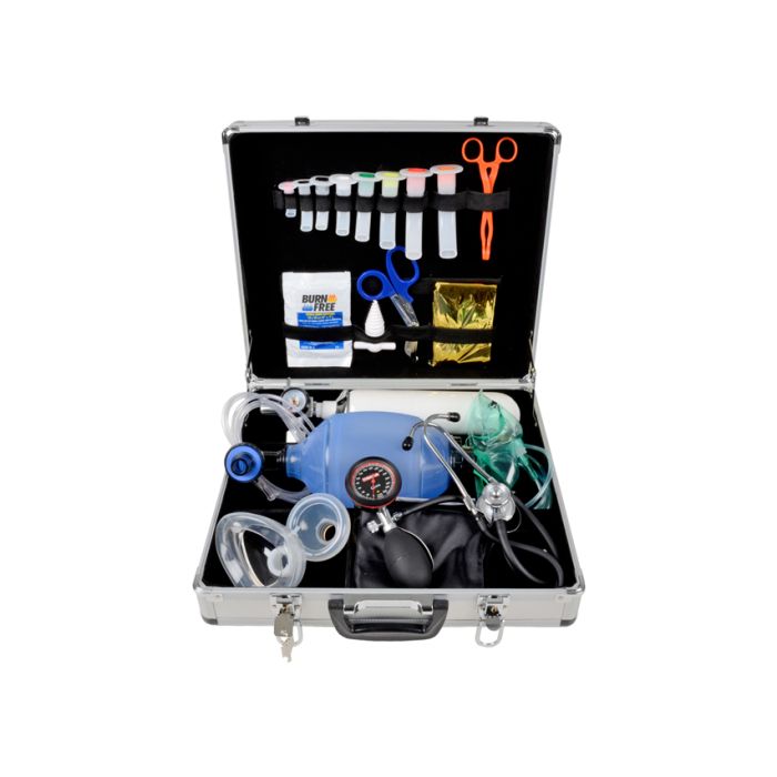 Kit pronto soccorso GIMA 2 valigetta alluminio completo Gima