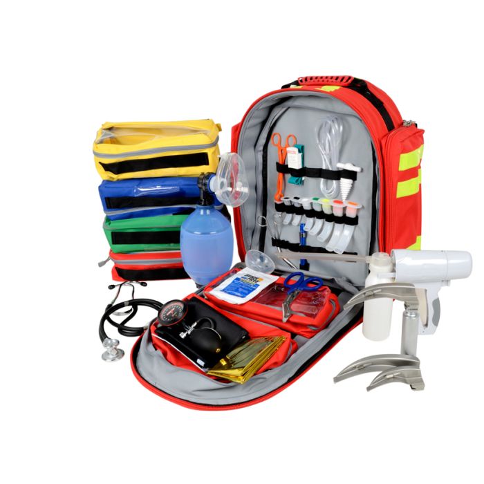 Zaino emergenza kit pronto soccorso GIMA 10 completo Gima