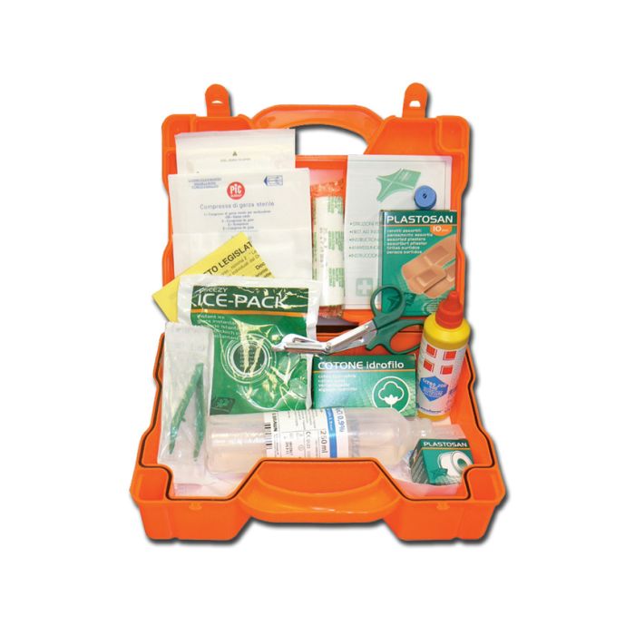 Kit Pronto Soccorso "A" valigetta plastica per uffici e laboratori 29x21,5x9 cm Gima