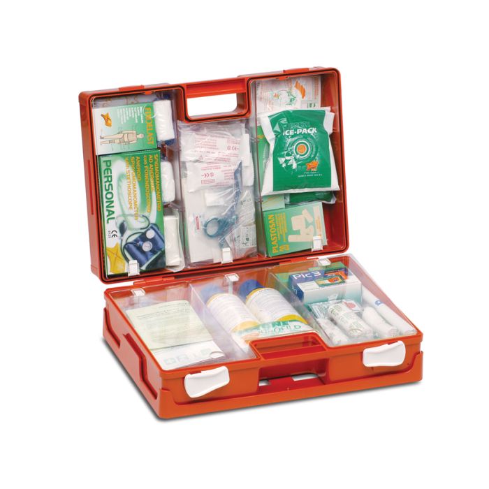 Kit pronto soccorso Grande Multired in valigetta plastica 443x338x147 mm Gima