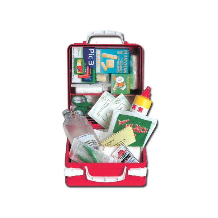 Kit pronto soccorso all. 2 magg. valigetta plastica 275x240x123 mm Gima
