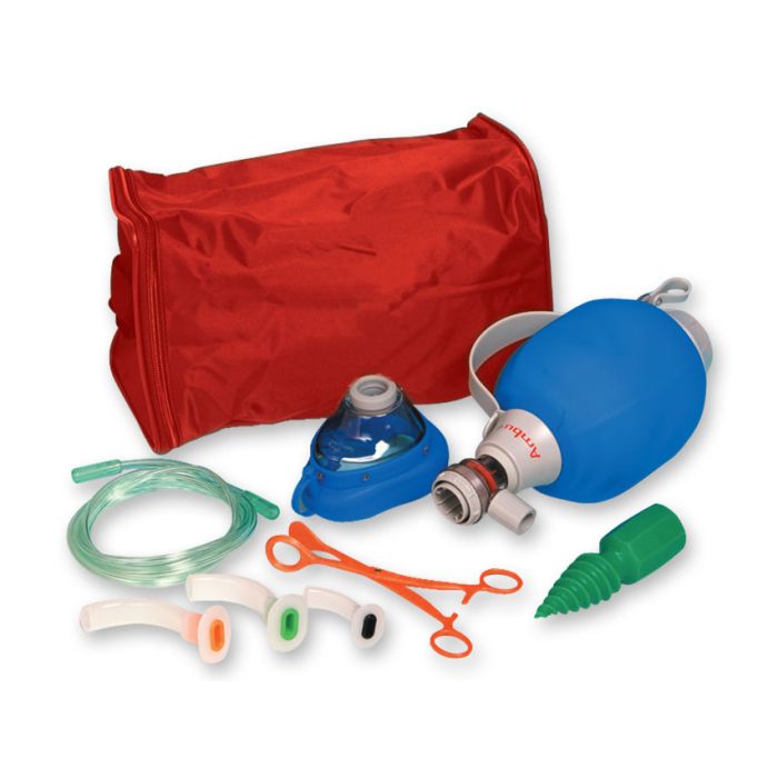 Pallone Ambu Mark IV in Sacca con Accessori Completi per Rianimazione