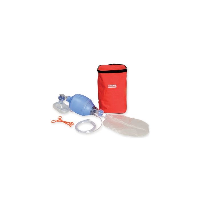 Kit pallone ambu-Kit emergenza monouso con pallone rianimazione adulti-Gima