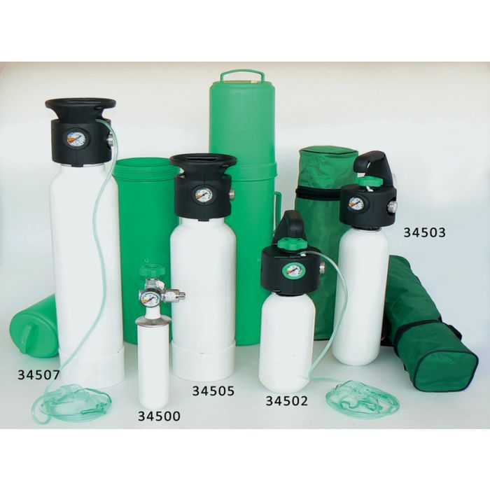 Bombola ossigeno 5L con riduttore UNI Gima